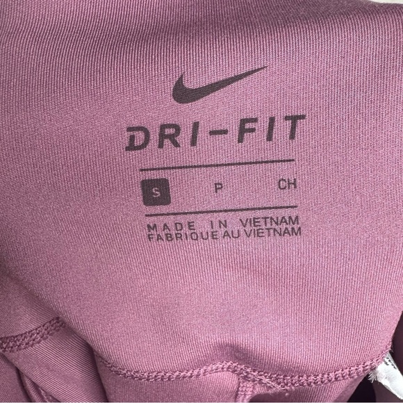 Nike Training One Sculpt tight leggings in mauve - Picture 3 of 16
